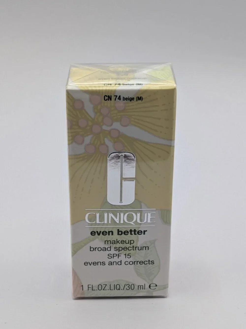Clinique CN 74 Beige Even Better Makeup Foundation SPF 15 SEALED
